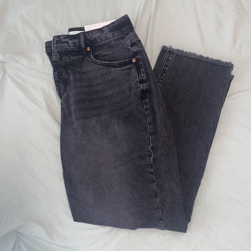 LOFT High-Rise Straight Jeans